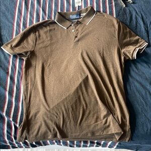 Polo by Ralph Lauren Brown Men's Shirt